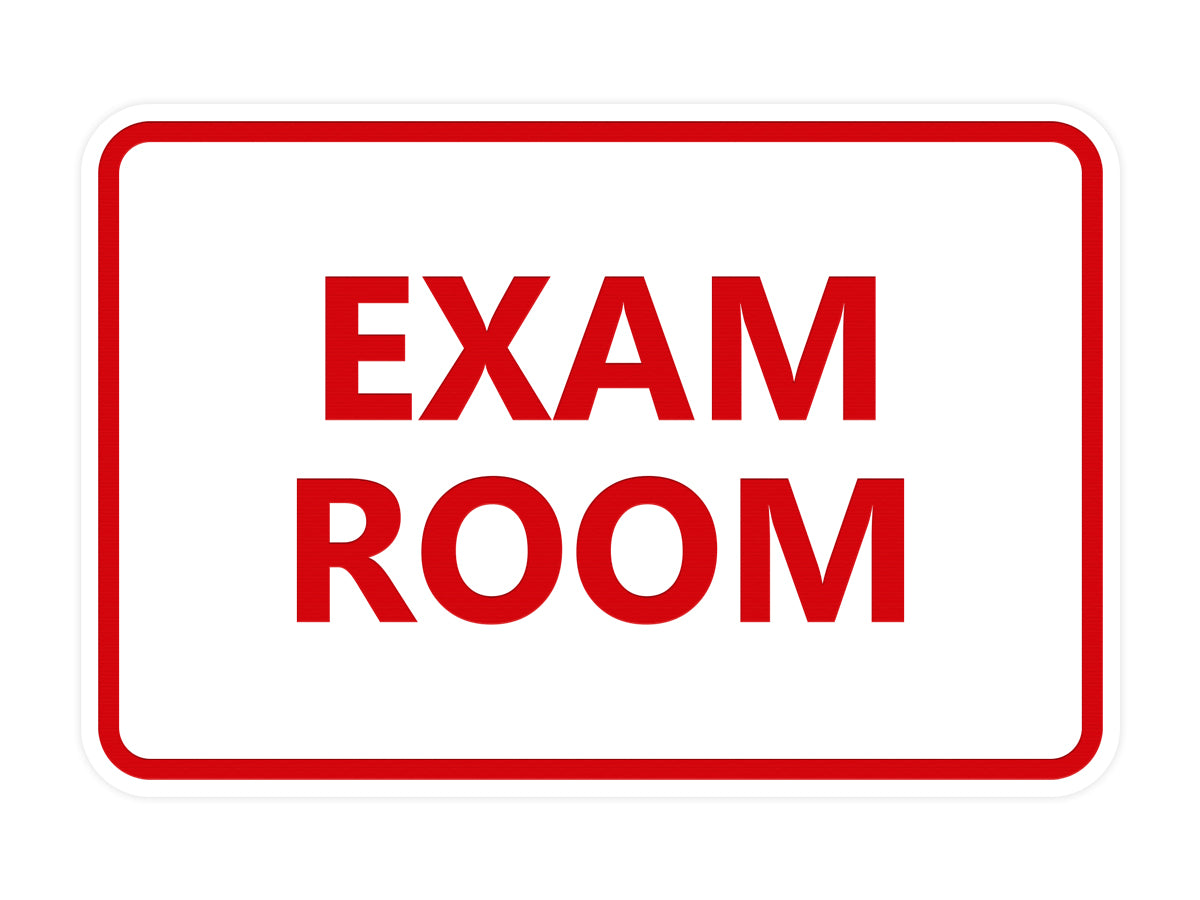 Signs ByLITA Classic Exam Room Sign