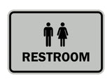 Signs ByLITA Classic Framed Unisex Restroom Sign