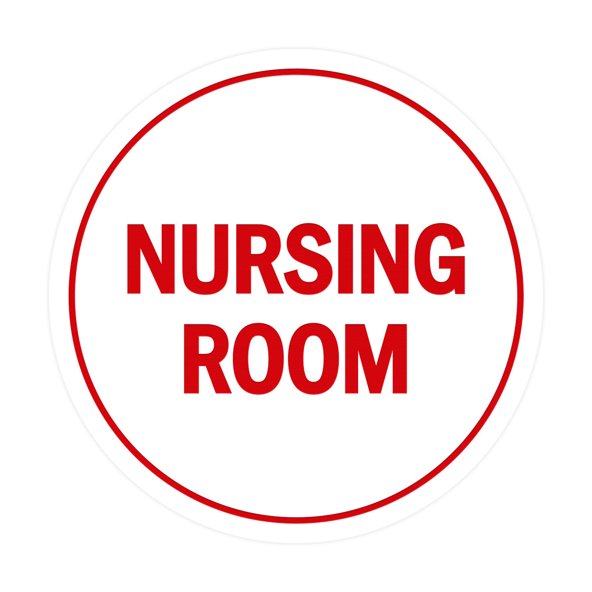 Signs ByLITA Circle Nursing Room Sign