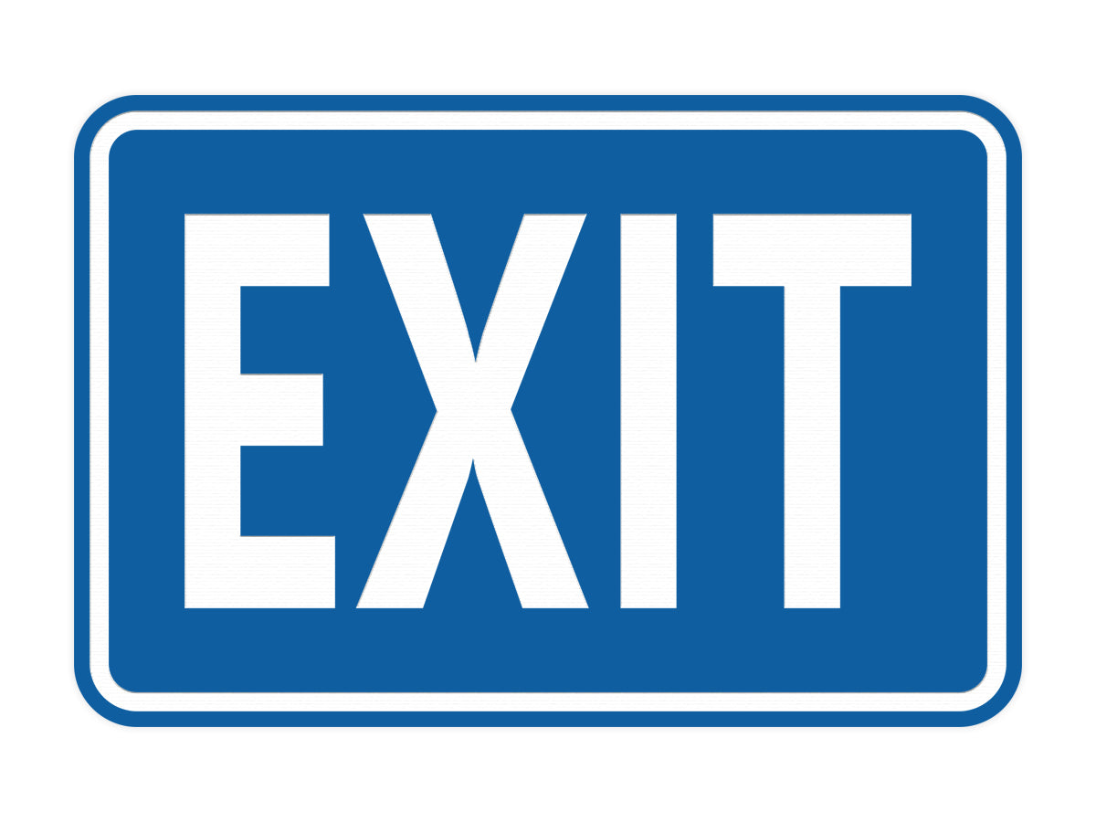 Signs ByLITA Classic Framed Exit Sign