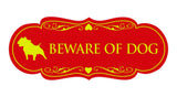 Signs ByLITA Designer Beware of Dog Sign