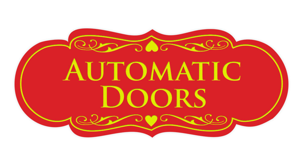 Signs ByLITA Designer Automatic Doors Sign