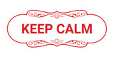 Designer Keep Calm Wall or Door Sign