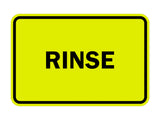 Signs ByLITA Classic Framed Rinse Sign