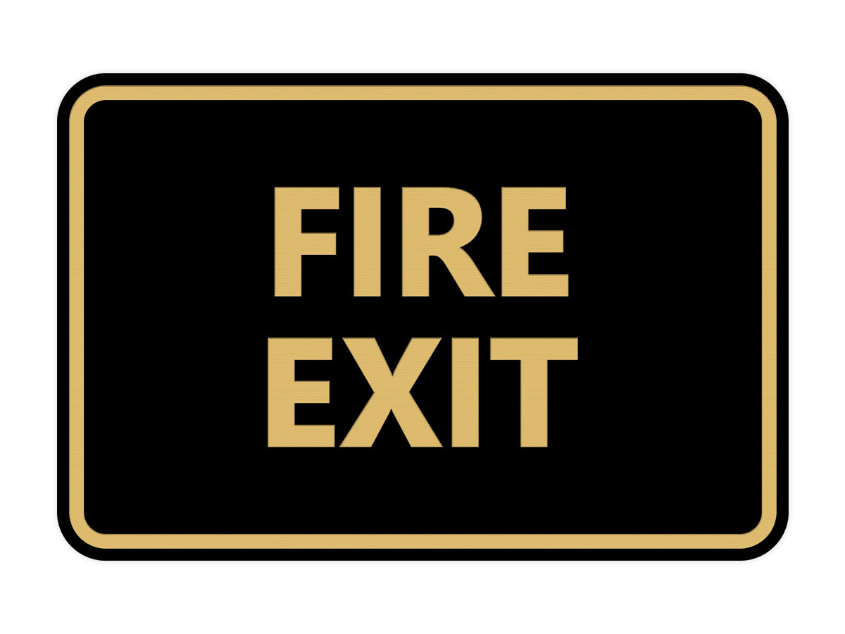 Signs ByLITA Classic Fire Exit Sign