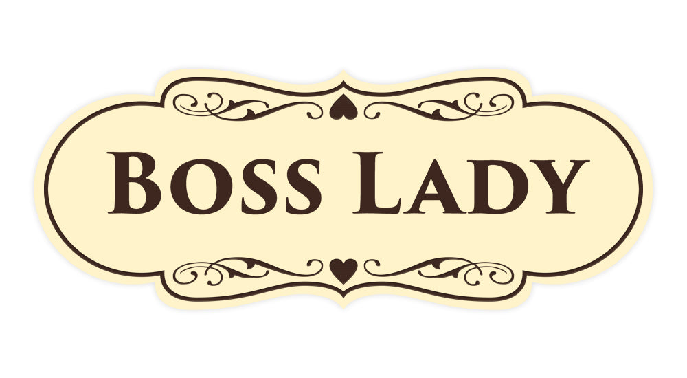 Signs ByLITA Designer Boss Lady Sign
