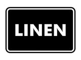 Signs ByLITA Classic Linen Sign with Adhesive Tape, Mounts On Any Surface, Weather Resistant, Indoor/Outdoor Use