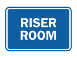 Signs ByLITA Classic Framed Riser Room