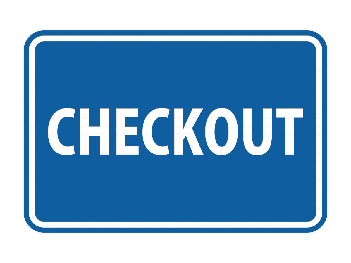 Signs ByLITA Classic Checkout Sign