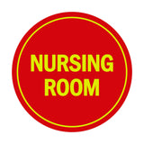 Signs ByLITA Circle Nursing Room Sign