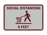 Signs ByLITA Classic Framed Social Distancing Sign