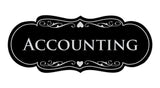 Signs ByLITA Designer Accounting Sign