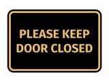 Signs ByLITA Classic Framed Please Keep Door Closed Sign