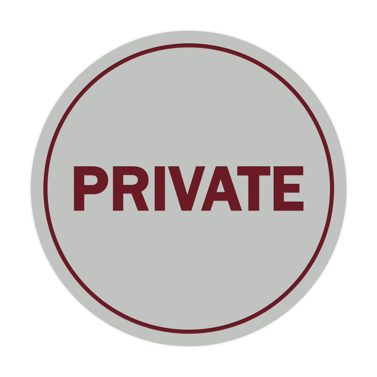 Signs ByLITA Circle Private Sign