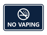 Signs ByLITA Classic Framed No Vaping