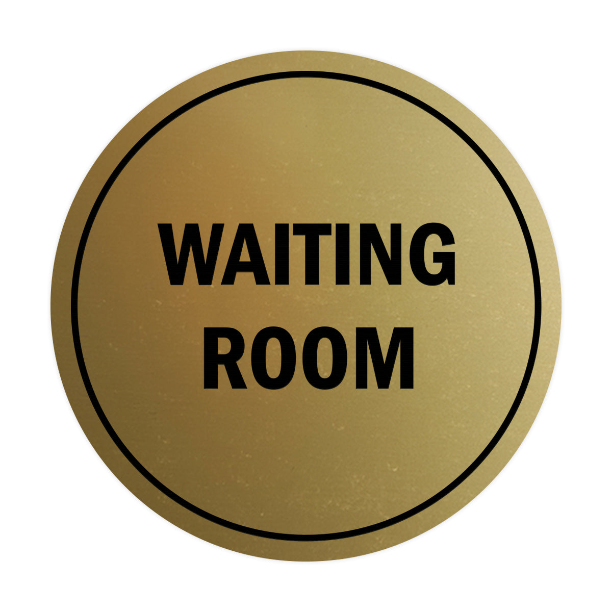 Signs ByLITA Circle Waiting Room Sign