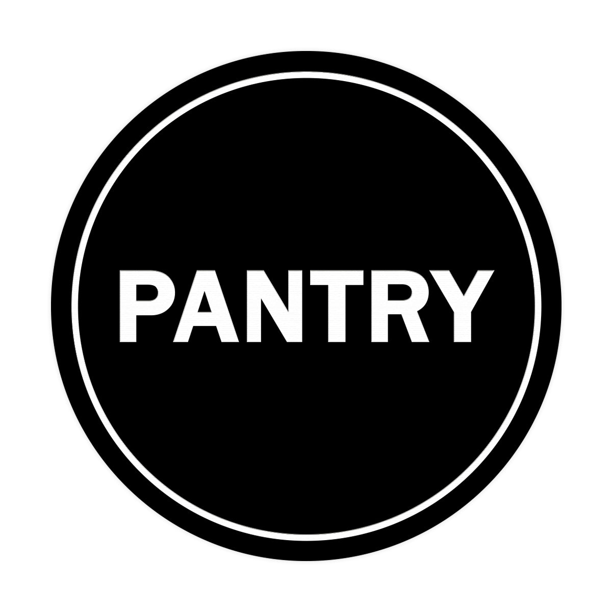 Signs ByLITA Circle Pantry Sign