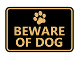 Signs ByLITA Classic Framed Beware of Dog Sign