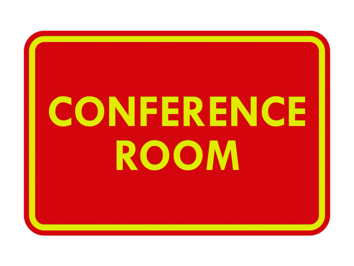 Signs ByLITA Classic Framed Conference Room Sign