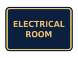Signs ByLITA Classic Framed Electrical Room