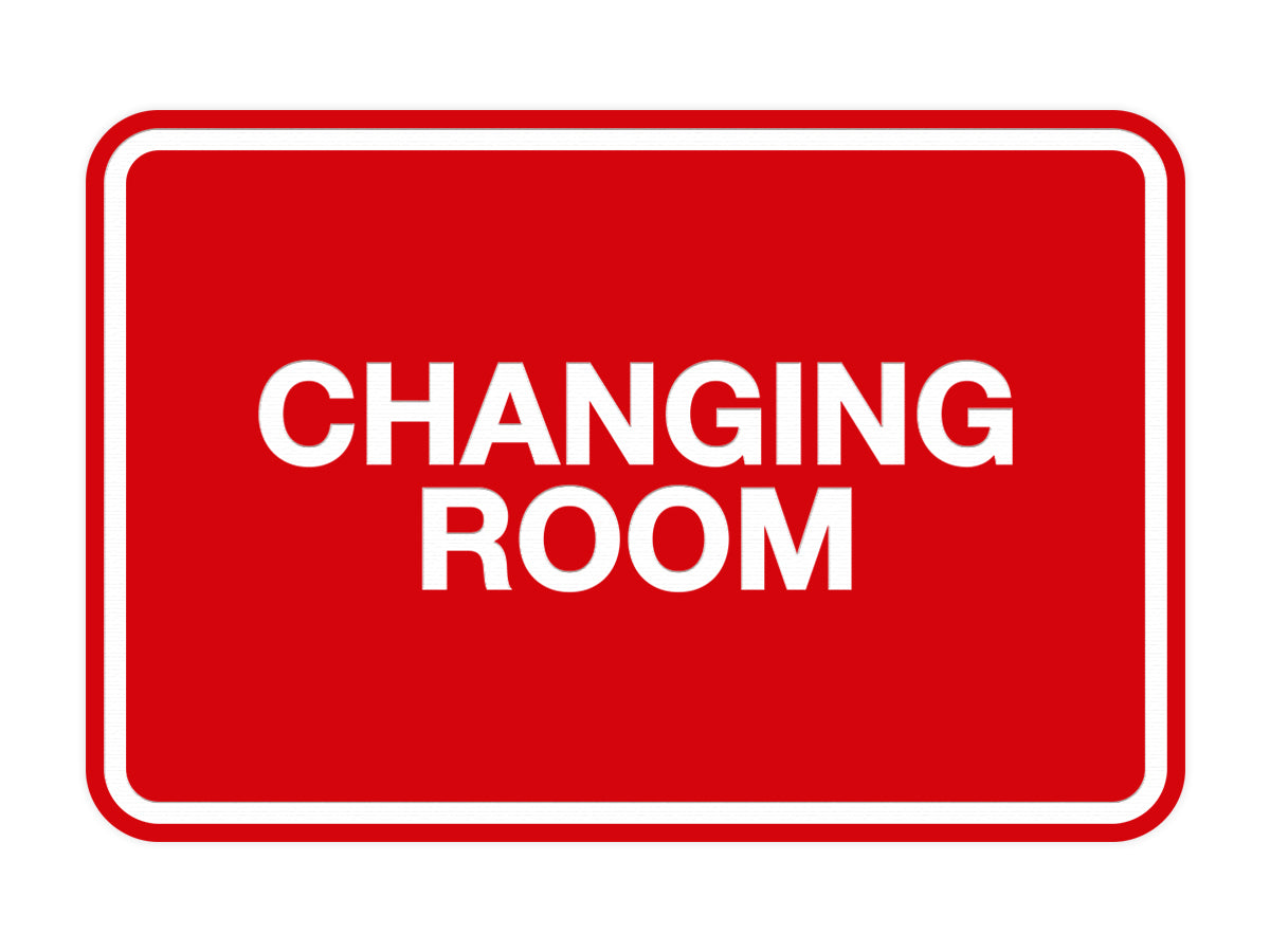 Signs ByLITA Classic Changing Room Sign