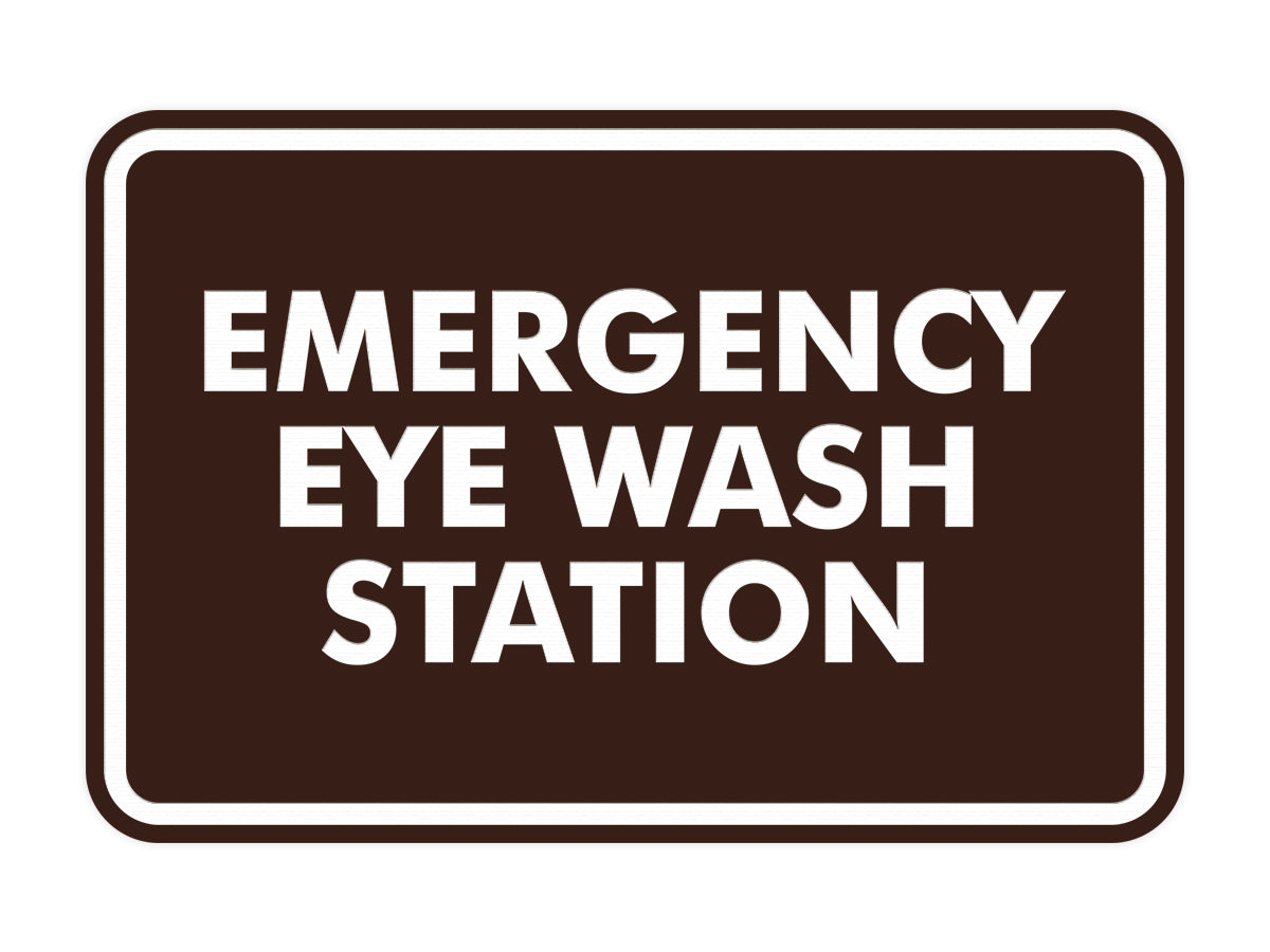Signs ByLITA Classic Emergency Eye Wash Station Sign