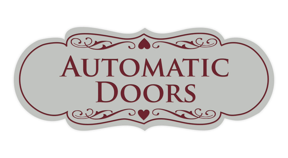 Signs ByLITA Designer Automatic Doors Sign