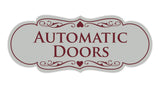 Signs ByLITA Designer Automatic Doors Sign