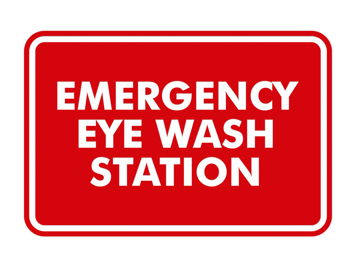 Signs ByLITA Classic Emergency Eye Wash Station Sign