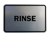 Signs ByLITA Classic Framed Rinse Sign
