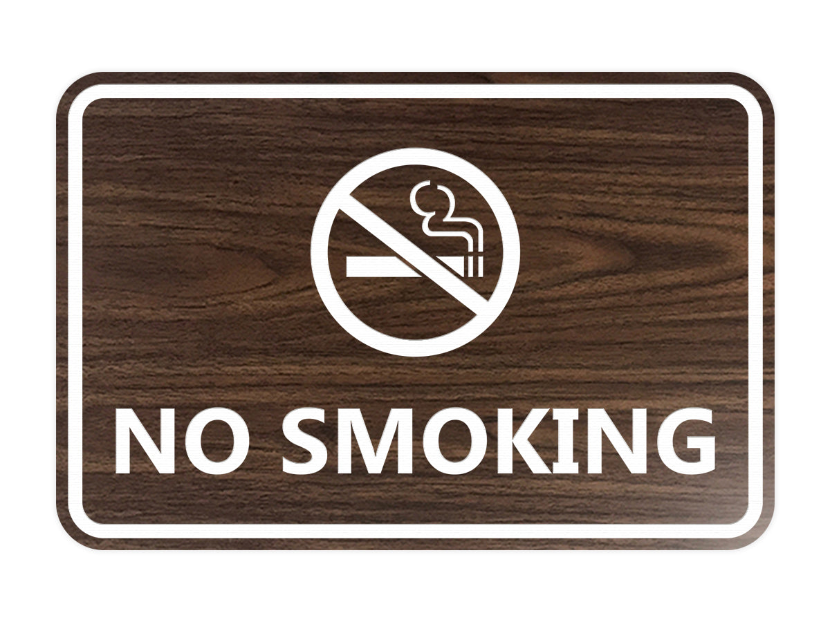 Signs ByLITA Classic Framed No Smoking Sign