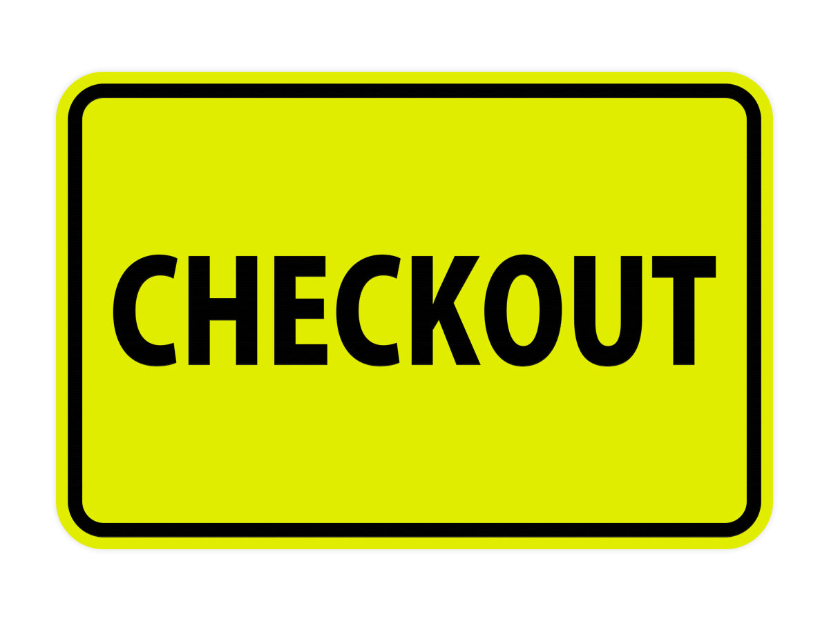 Signs ByLITA Classic Checkout Sign