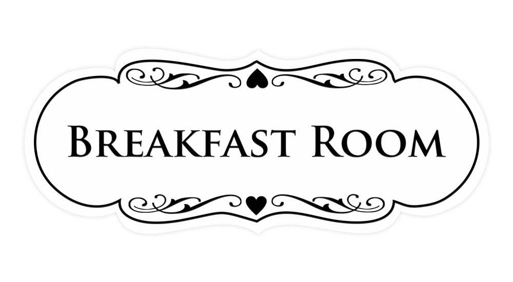 Signs ByLITA Designer Breakfast Room Sign