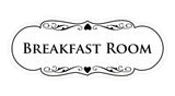 Signs ByLITA Designer Breakfast Room Sign