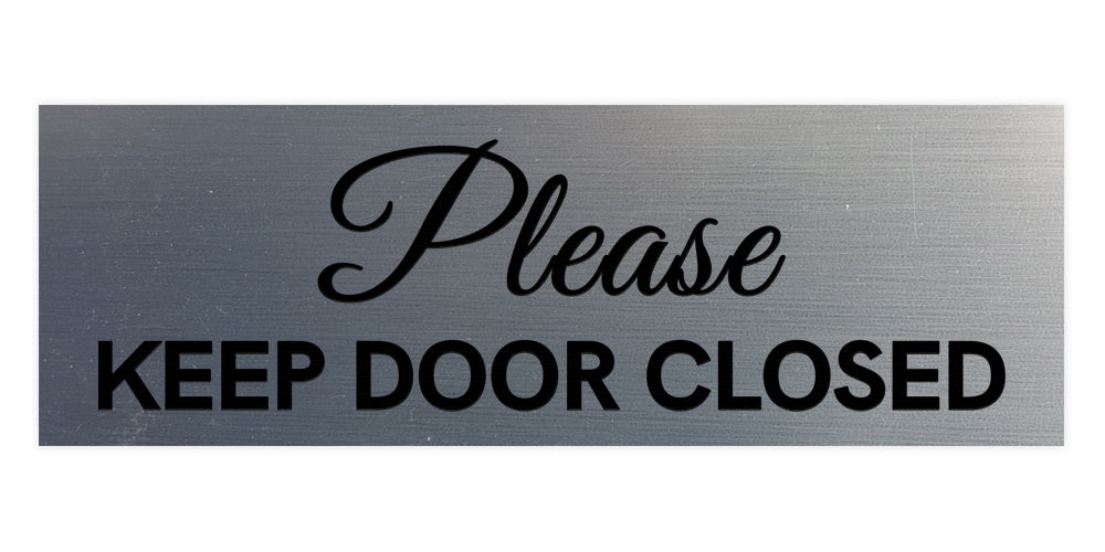 Signs ByLITA Basic Please Keep Door Closed Sign