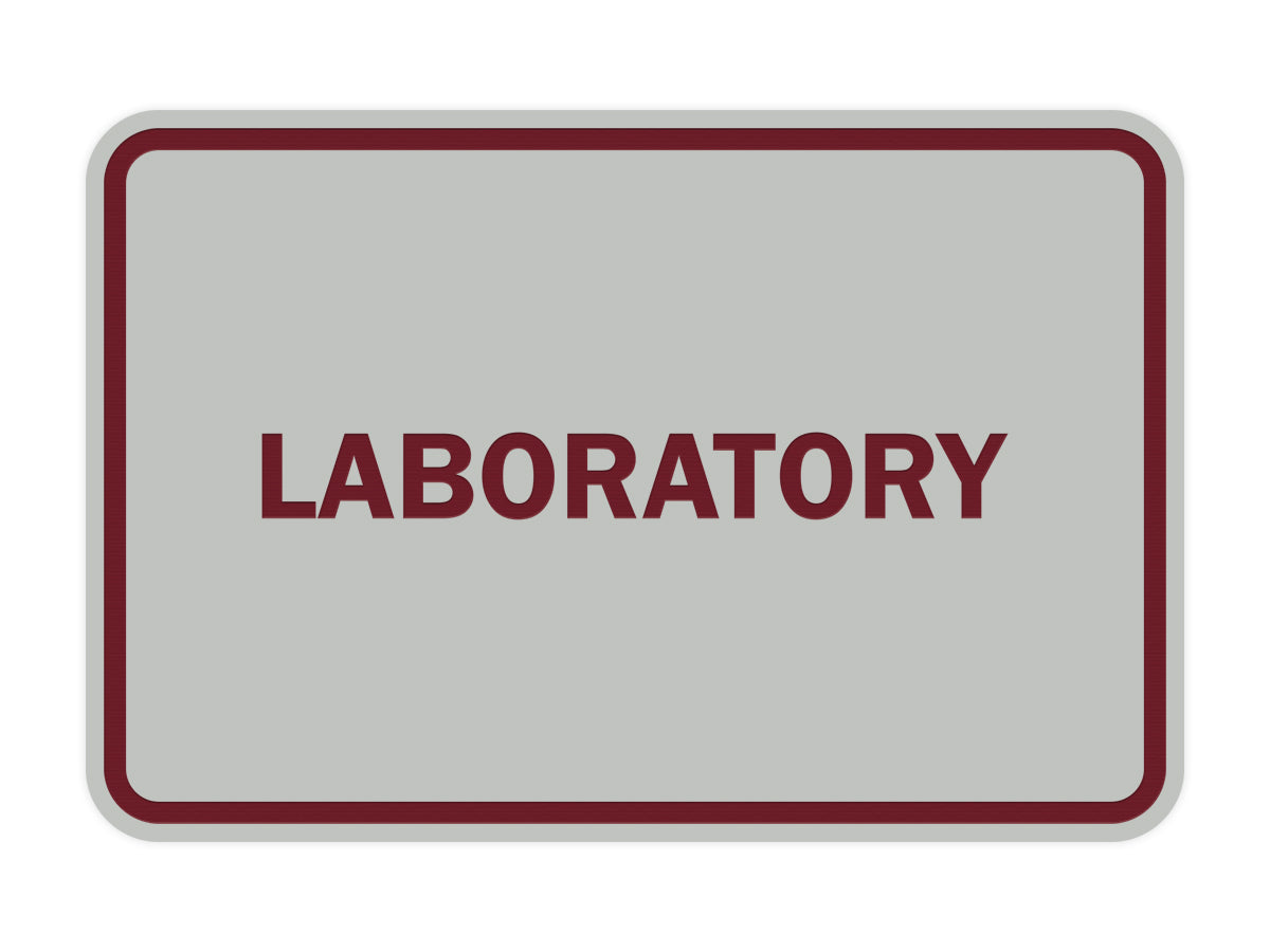 Signs ByLITA Classic Framed Laboratory Sign