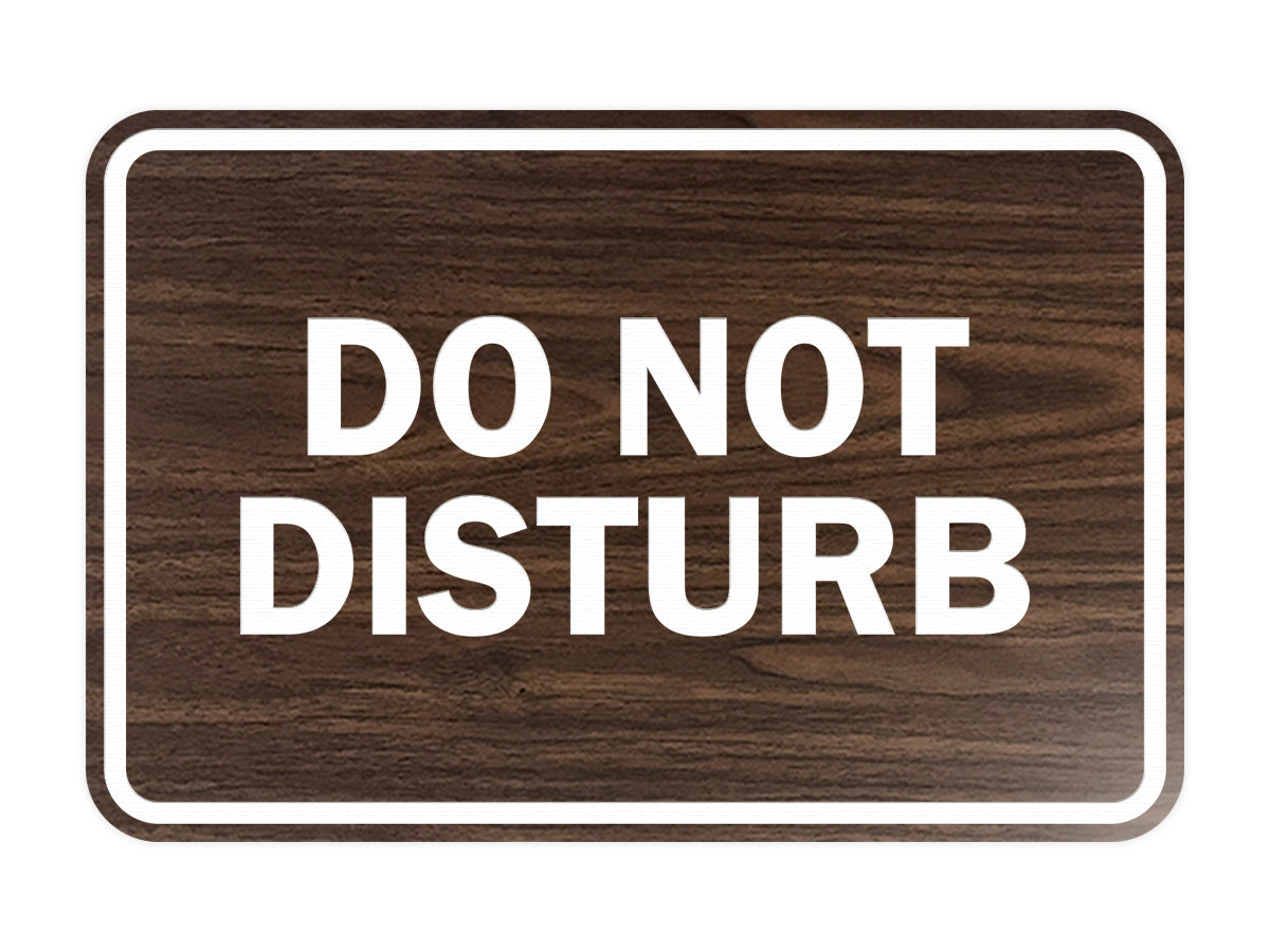 Signs ByLITA Classic Do Not Disturb Sign