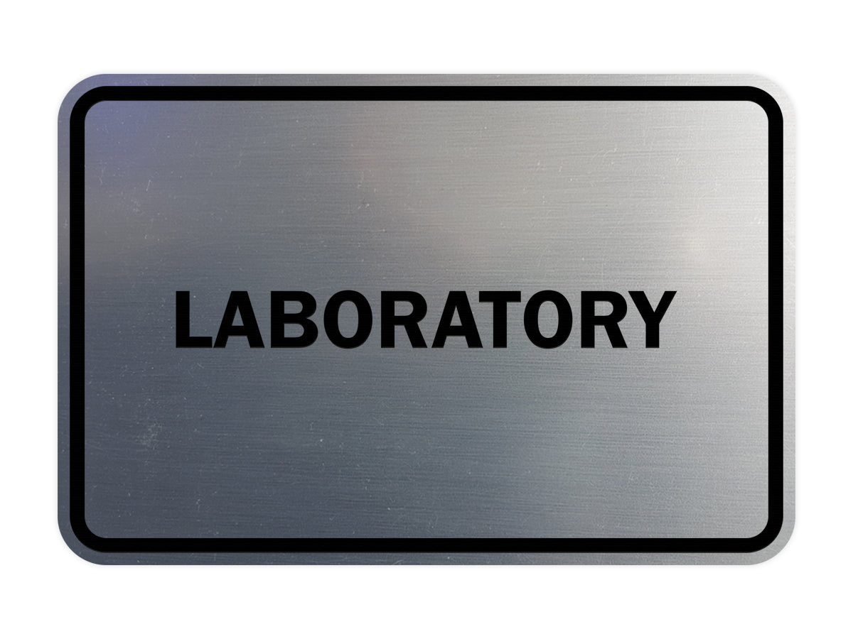 Signs ByLITA Classic Framed Laboratory Sign