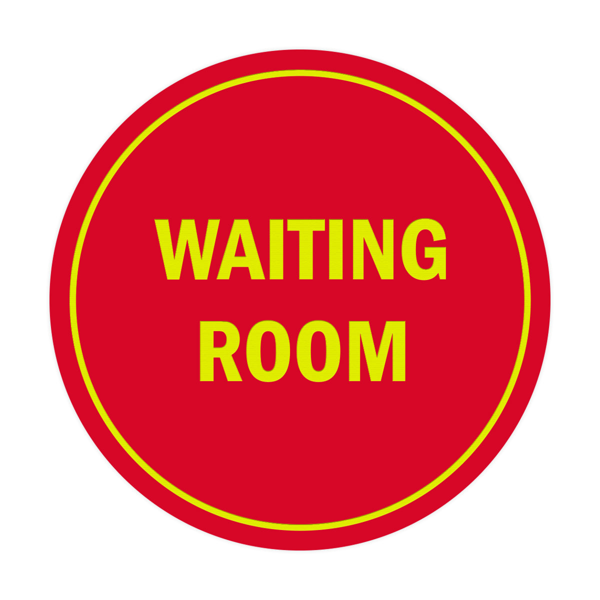Signs ByLITA Circle Waiting Room Sign