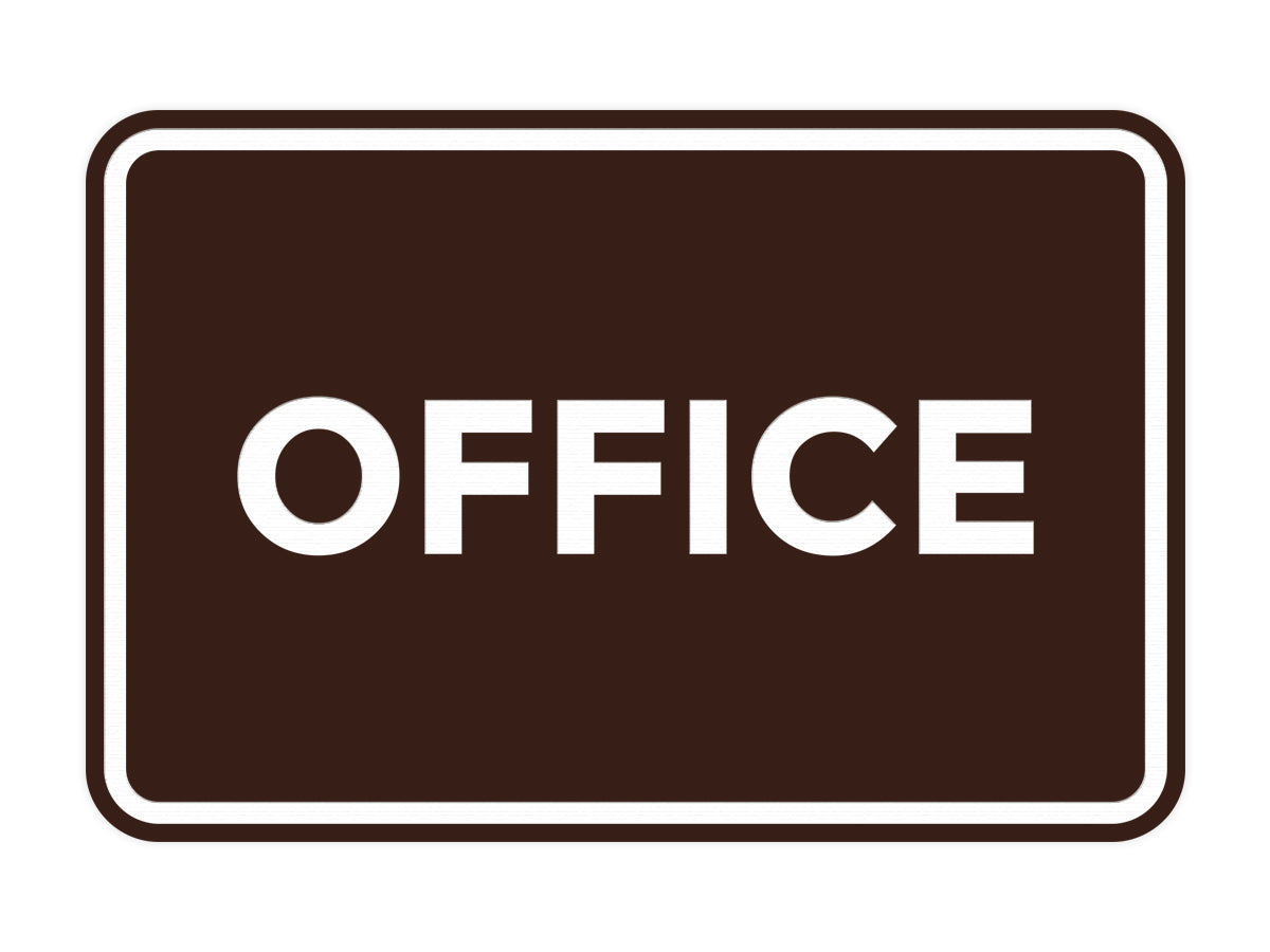 Signs ByLITA Classic Framed Office Sign