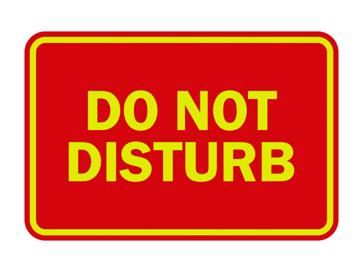 Signs ByLITA Classic Do Not Disturb Sign
