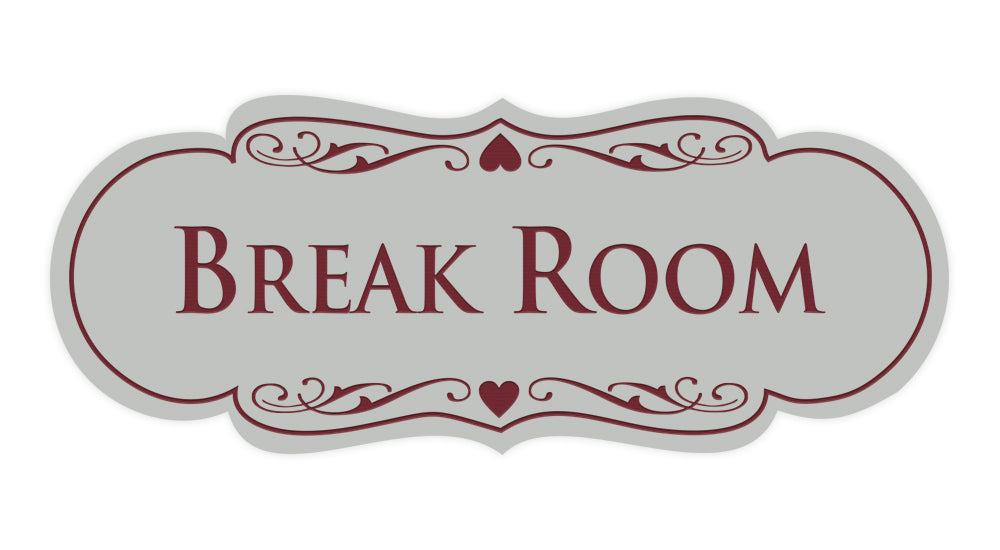Signs ByLITA Designer Break Room Sign