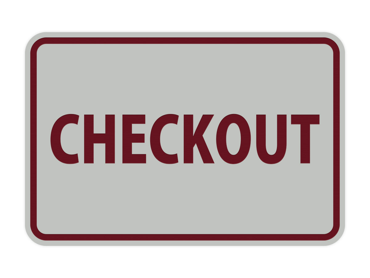 Signs ByLITA Classic Checkout Sign