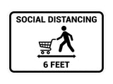 Signs ByLITA Classic Framed Social Distancing Sign
