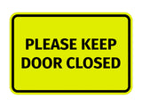 Signs ByLITA Classic Framed Please Keep Door Closed Sign
