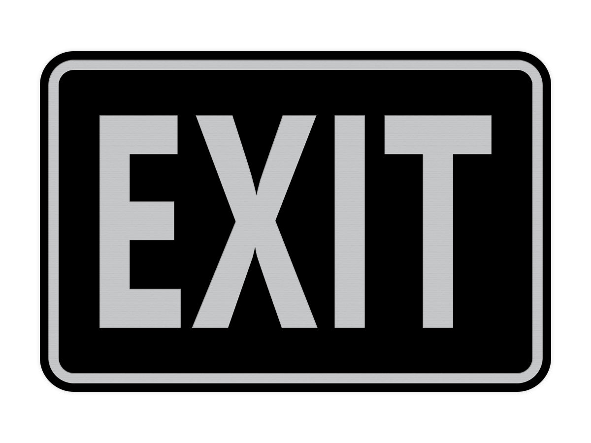 Signs ByLITA Classic Framed Exit Sign