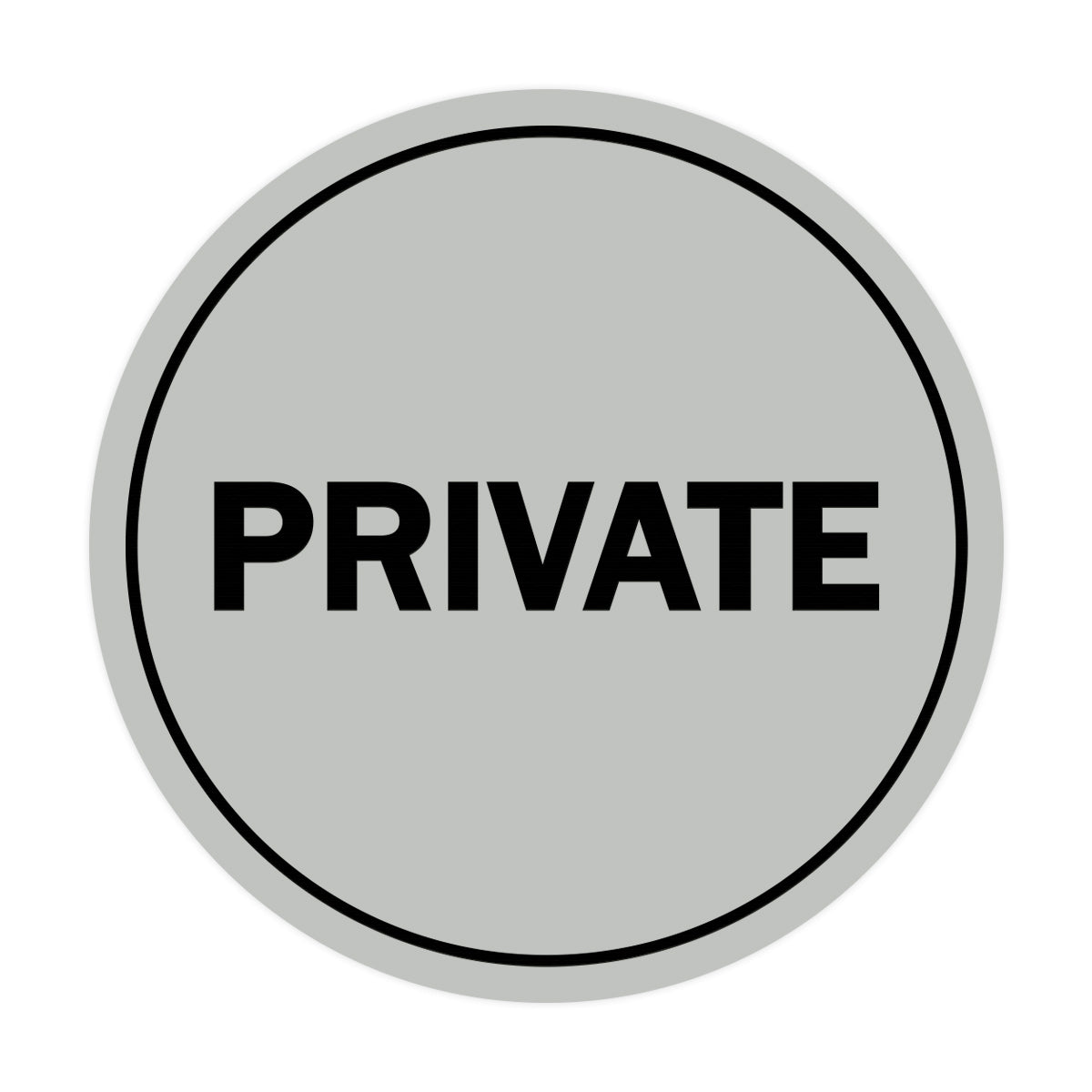 Signs ByLITA Circle Private Sign