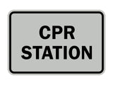 Signs ByLITA Classic CPR Station Sign