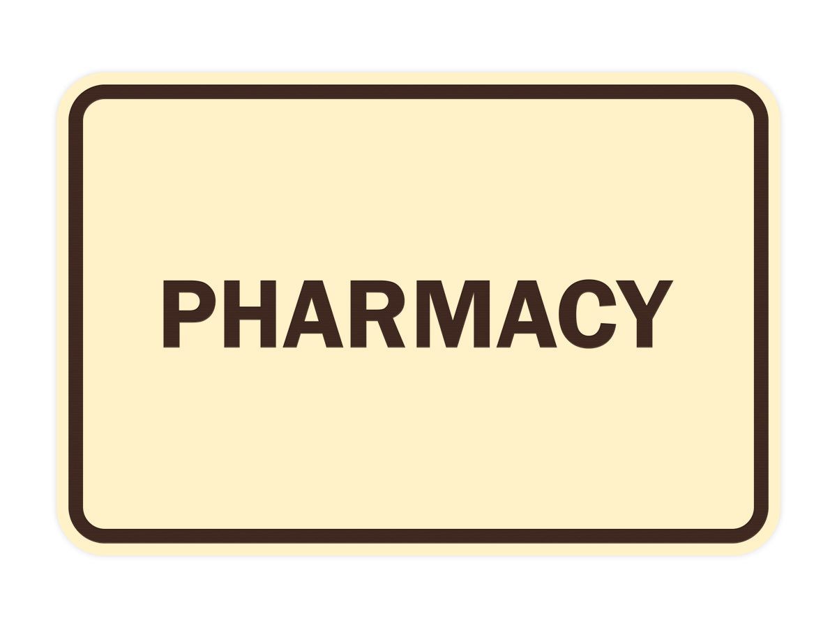 Signs ByLITA Classic Framed Pharmacy Sign