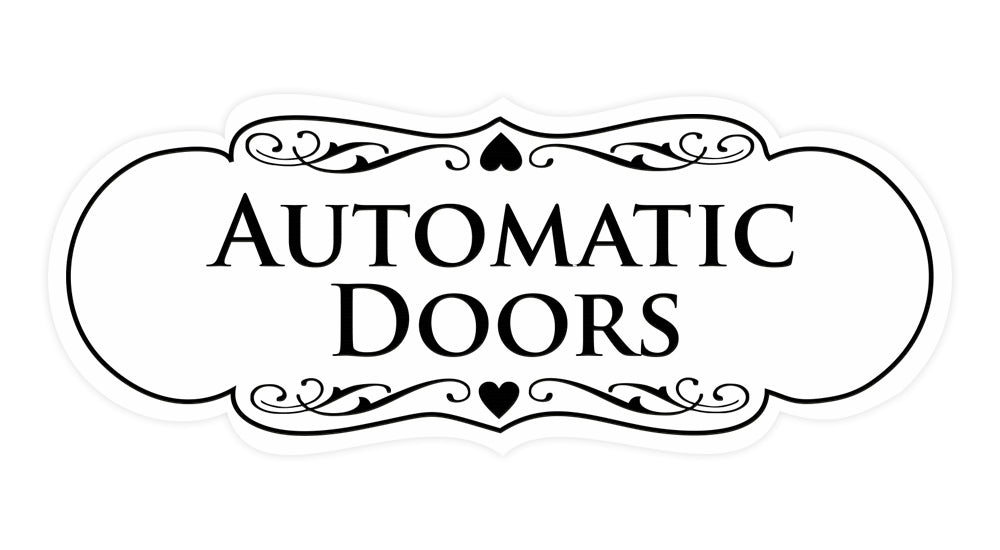 Signs ByLITA Designer Automatic Doors Sign